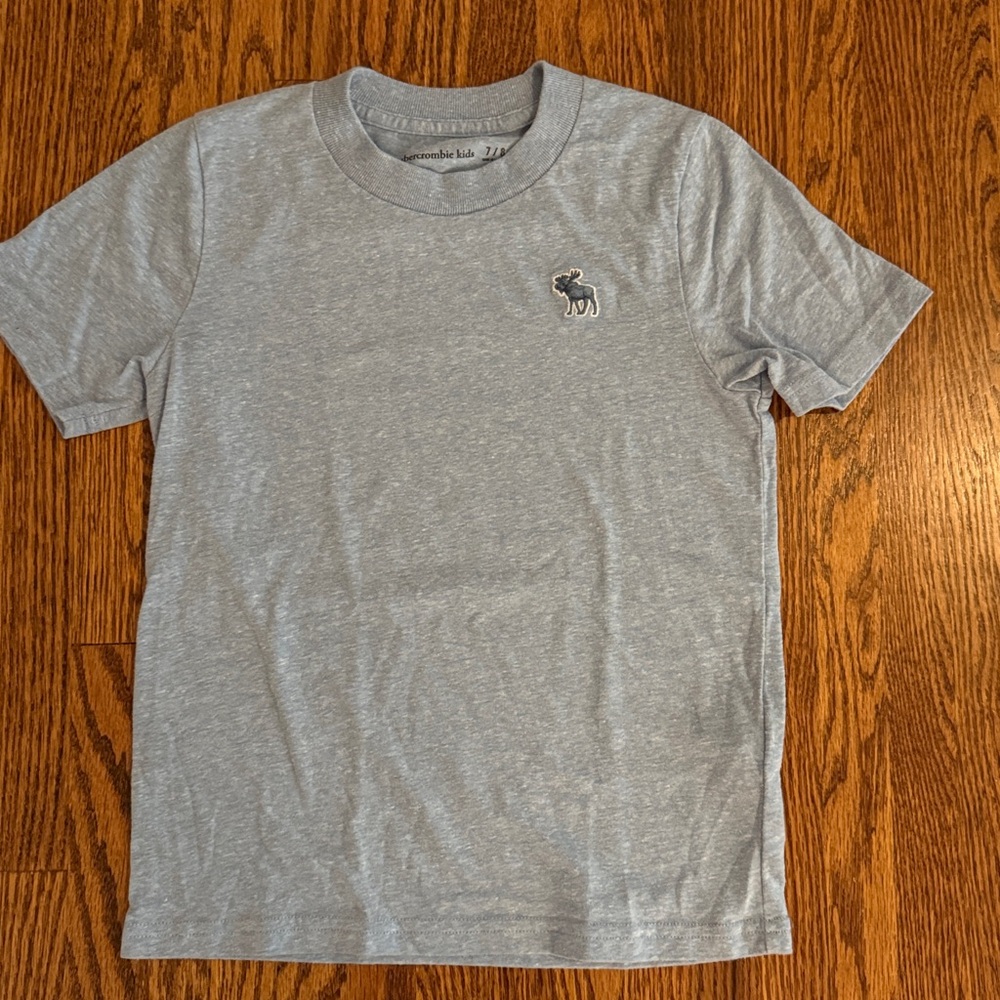 Abercrombie & Fitch Kids Blue Short-Sleeve Logo Tee